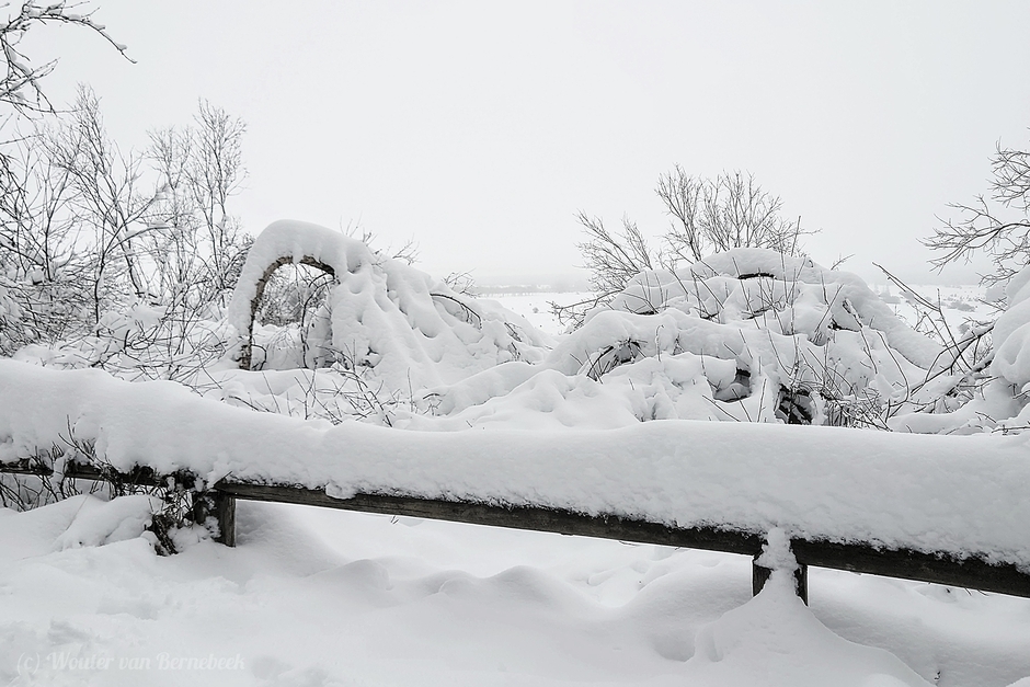 30 cm sneeuw Ardennen 