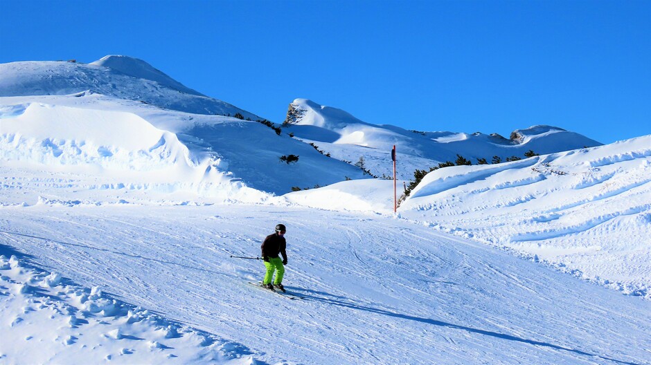Alpen: wintersportweer met veel zon