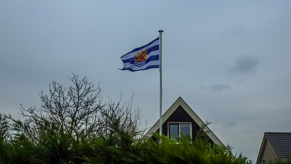 Zeeuwse vlag in de wind