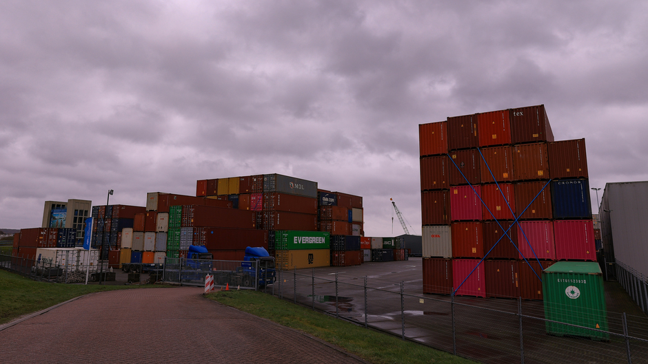 Scheepvaart containers.