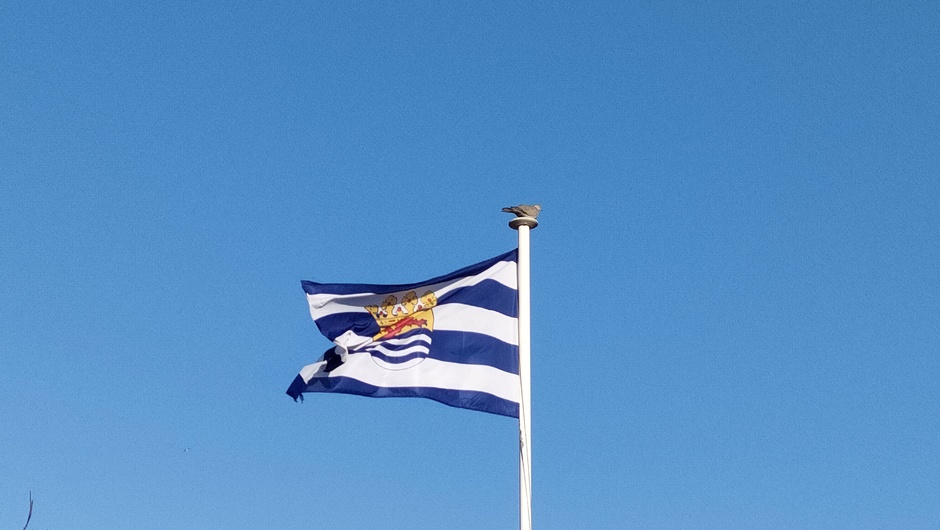 Zeeuwse vlag in de wind