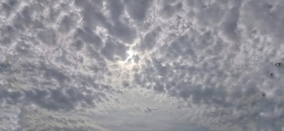 Wat wolken voor de zon vanmiddag 