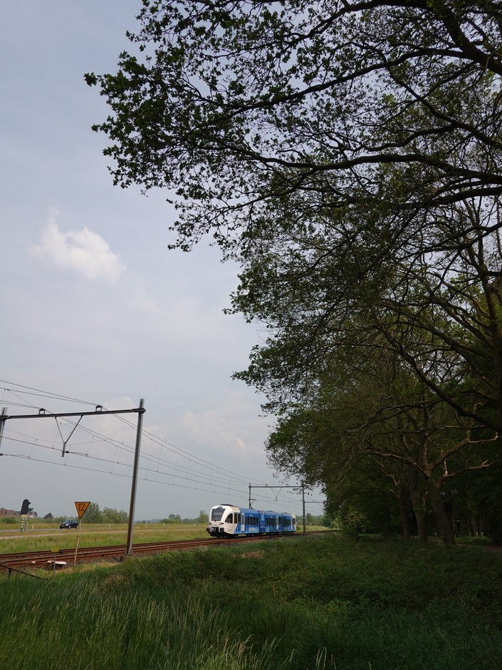 De trein van Dalfsen naar Zwolle