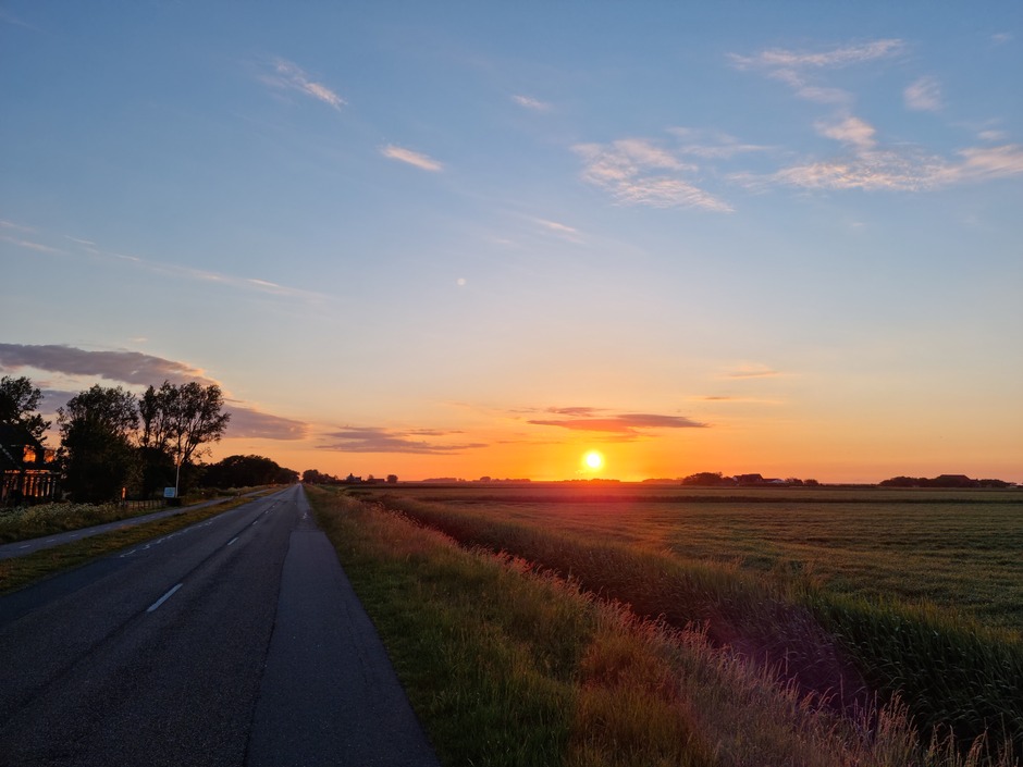 Mooie zonsopkomst op Texel 