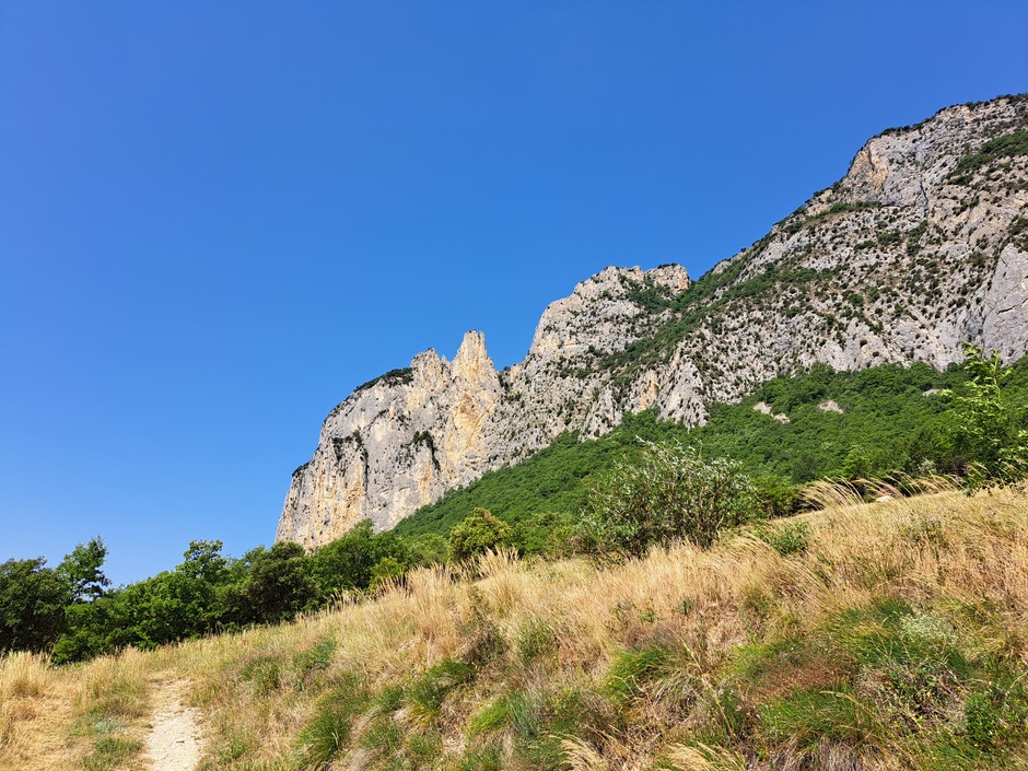 Prachtige rotsen in de drome,Frankrijk 