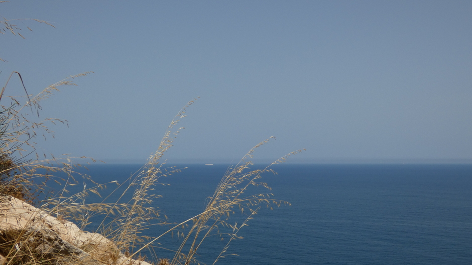 Middellandse zee vanmiddag bij Javea 