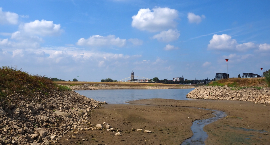 Lage waterstanden in de IJssel