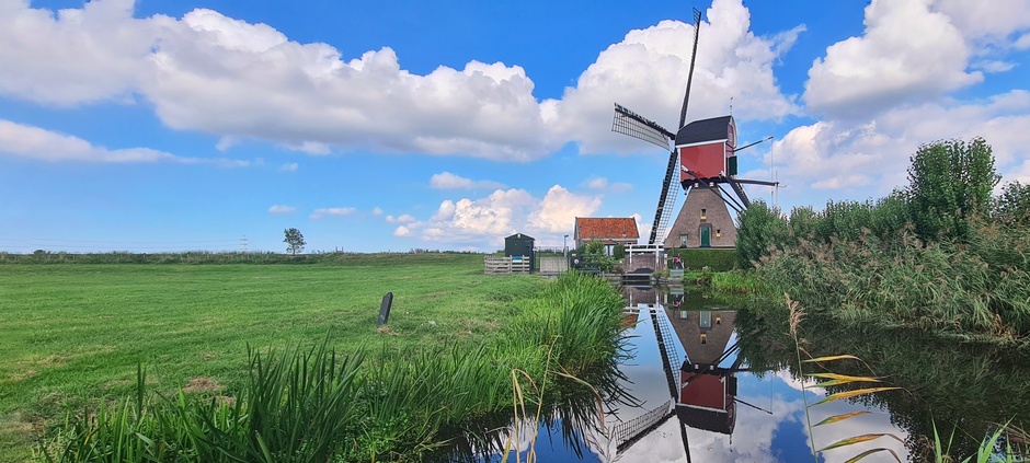 Windstil genieten van Hollandse luchten