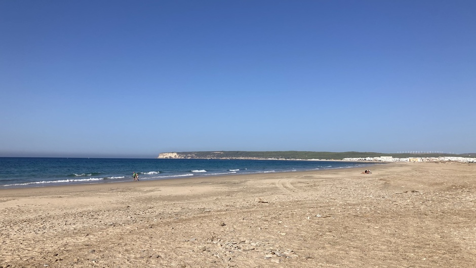Strand van Spanje  aan de oceaan kant.