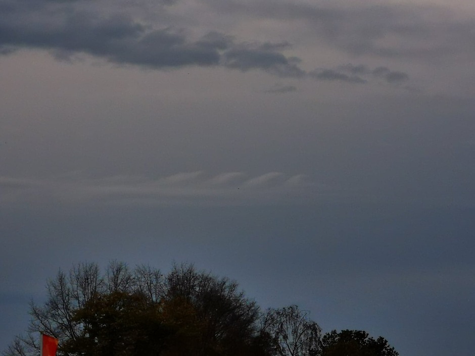 Een kelvin helmholtz wolk.