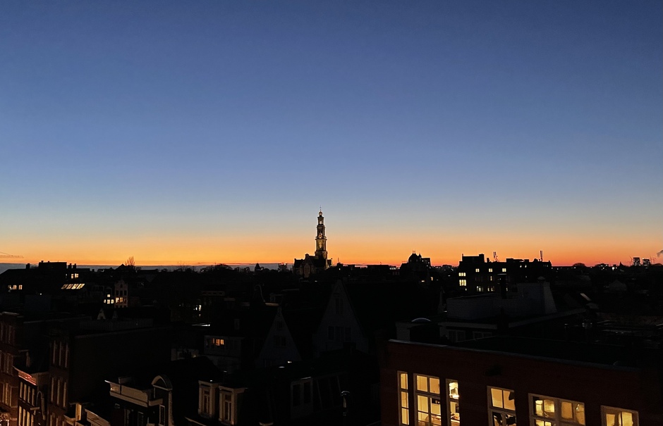 Westerkerk aan de horizon