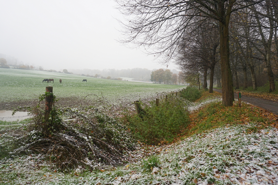 witte heuvels in Meerssen Limburg