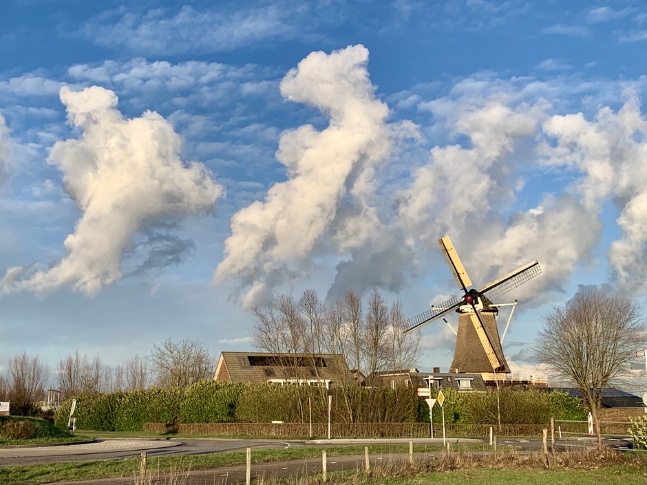 Wilde Hollandse wolkenlucht