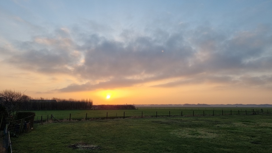 Zonsondergang op Texel