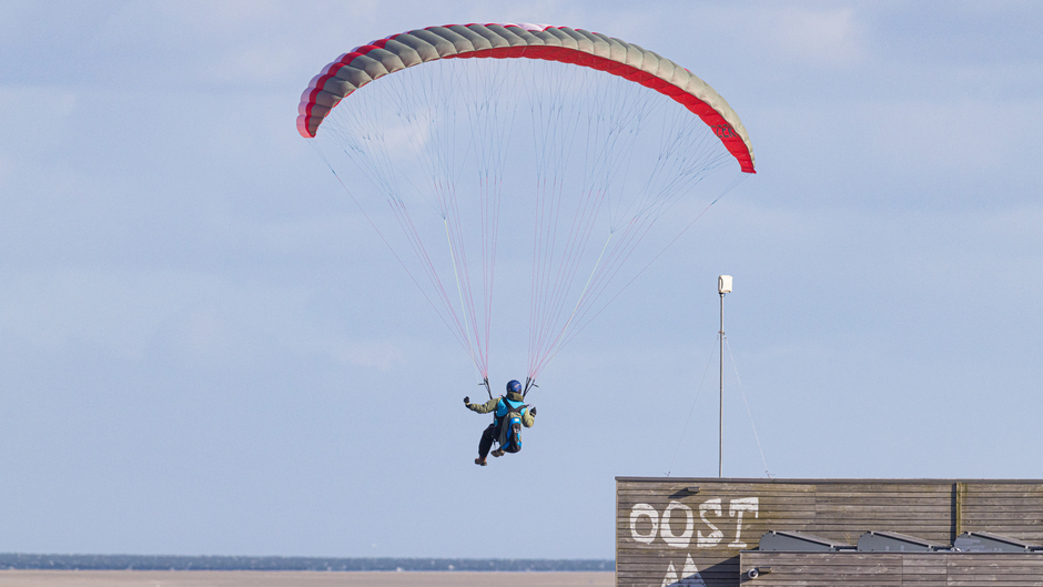 Paraglider Vlieland.