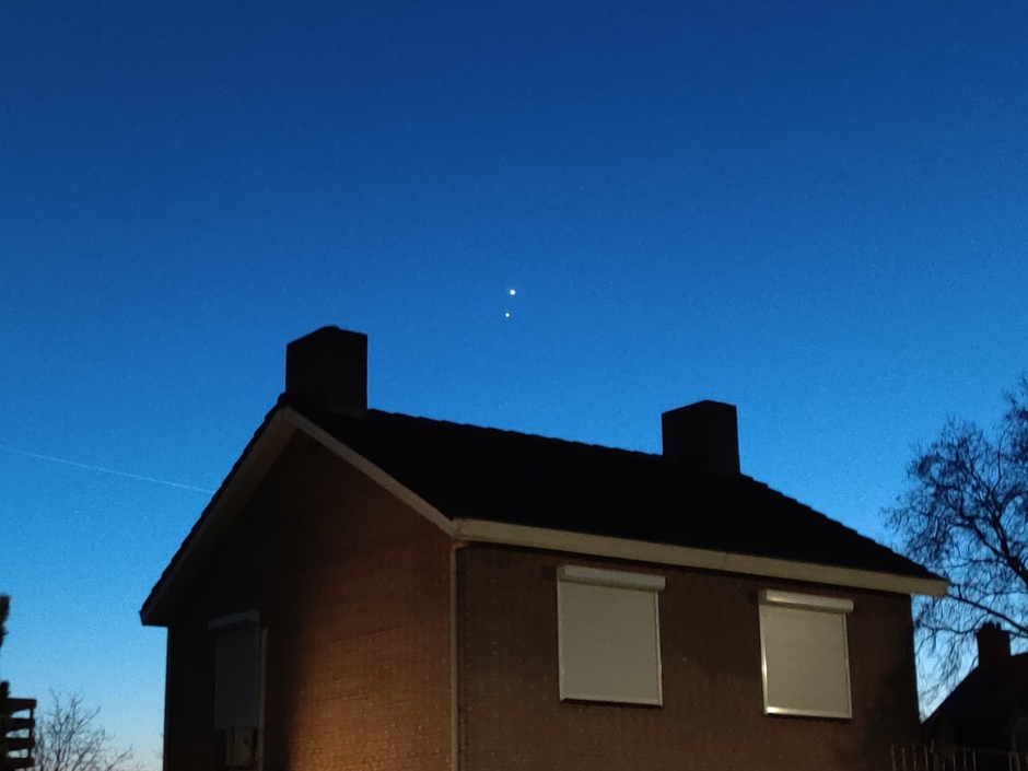 Venus en Jupiter nog te zien in Midden-Limburg.