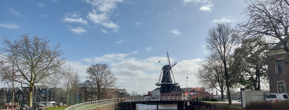 Molen de Adriaan aan het spaarne in Haarlem