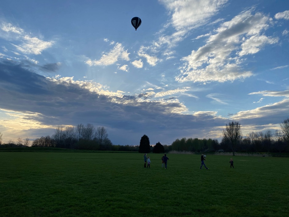 Weerfoto luchtballon