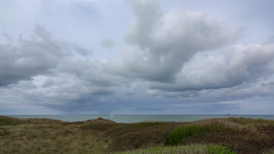 Prachtige lucht boven Castricum aan Zee