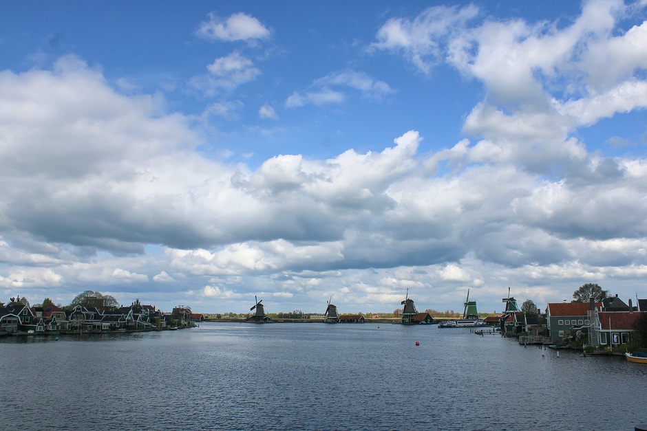 Hollandse wolken boven de Zaan 