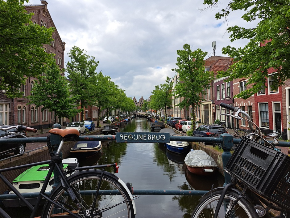 De Begijnebrug in Haarlem 
