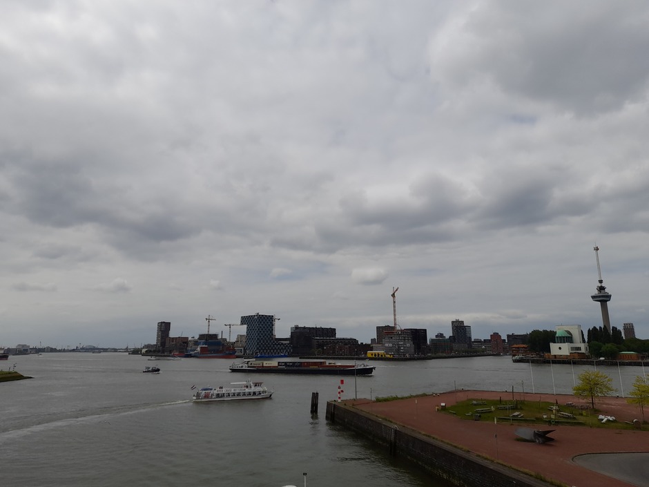 Grijze dag in Rotterdam. 