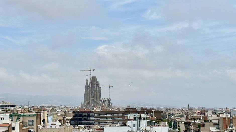 Skyline Barcelona met Sagrada de Familia