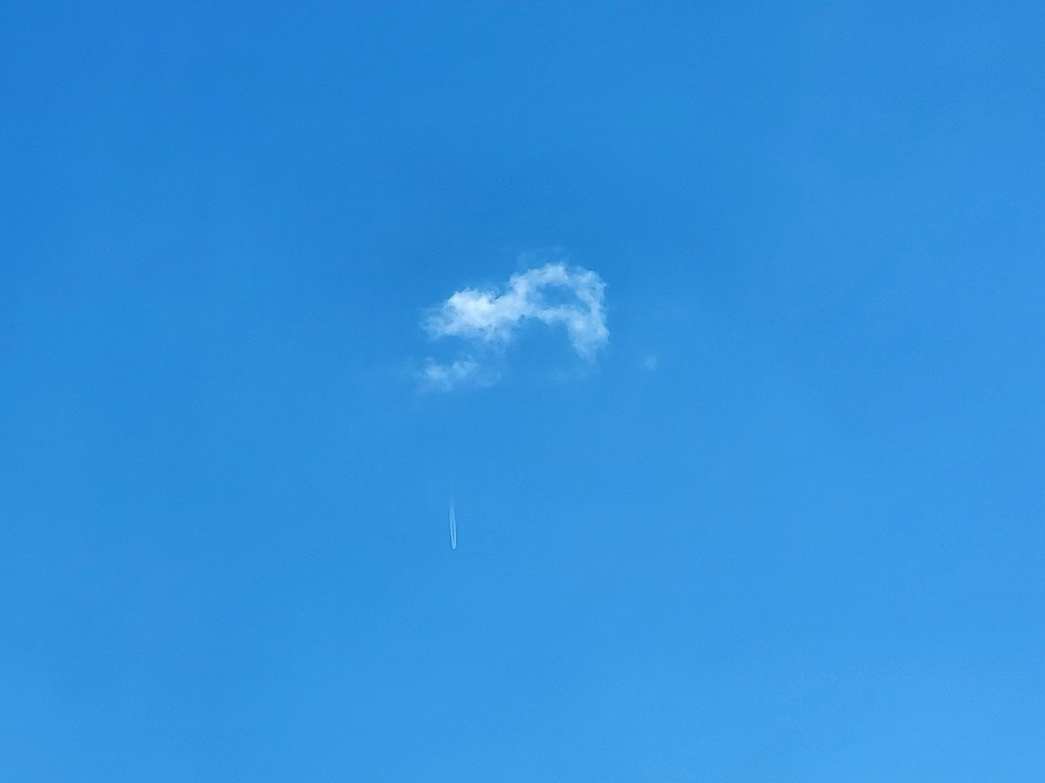 (G)één wolkje aan de hemel!