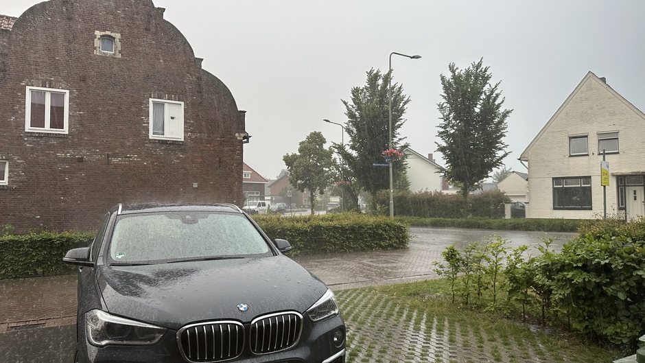 Stortregen in Midden-Limburg 