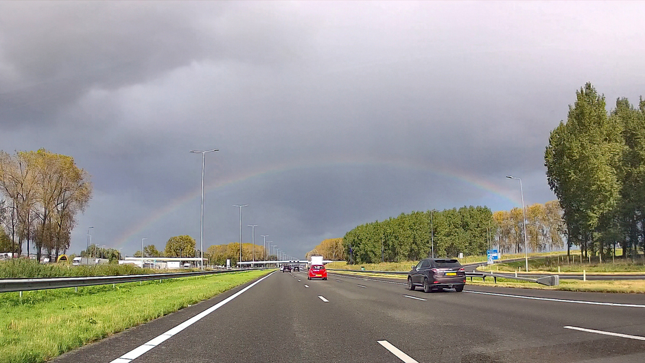 Regenboog snelweg