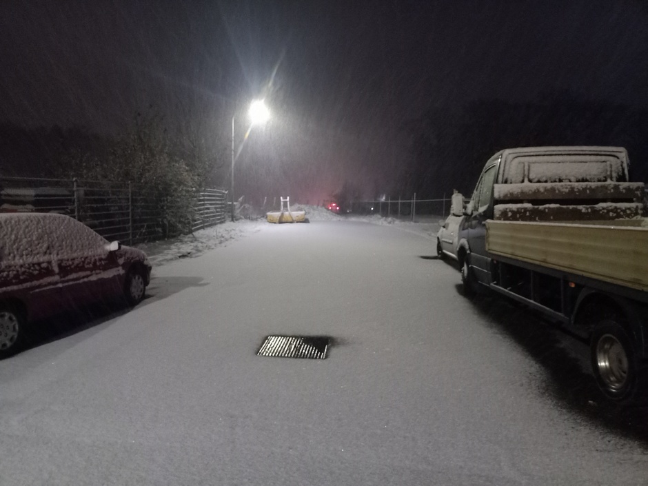 Sneeuw in de gemeente Brunssum  op zondag 3 december 2023