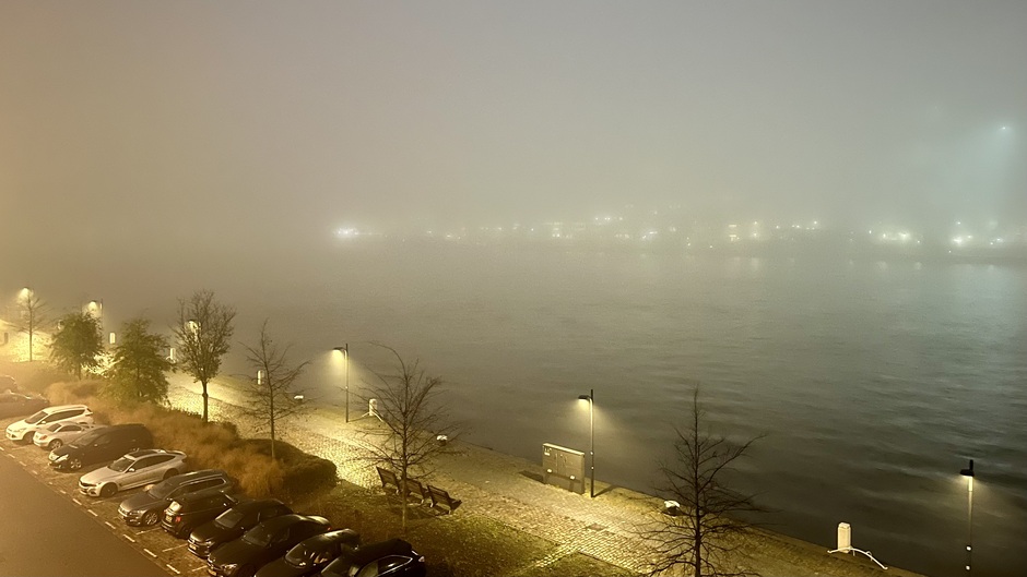 Mist aan de Maas 