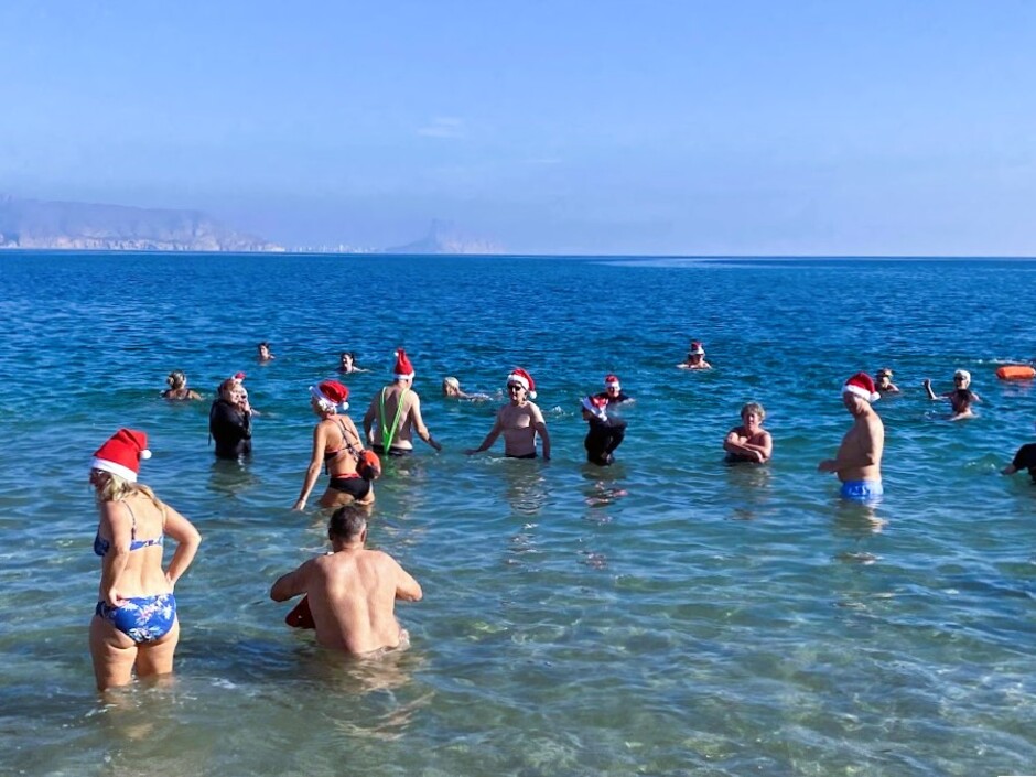 Kerstduik in de Middellandse zee