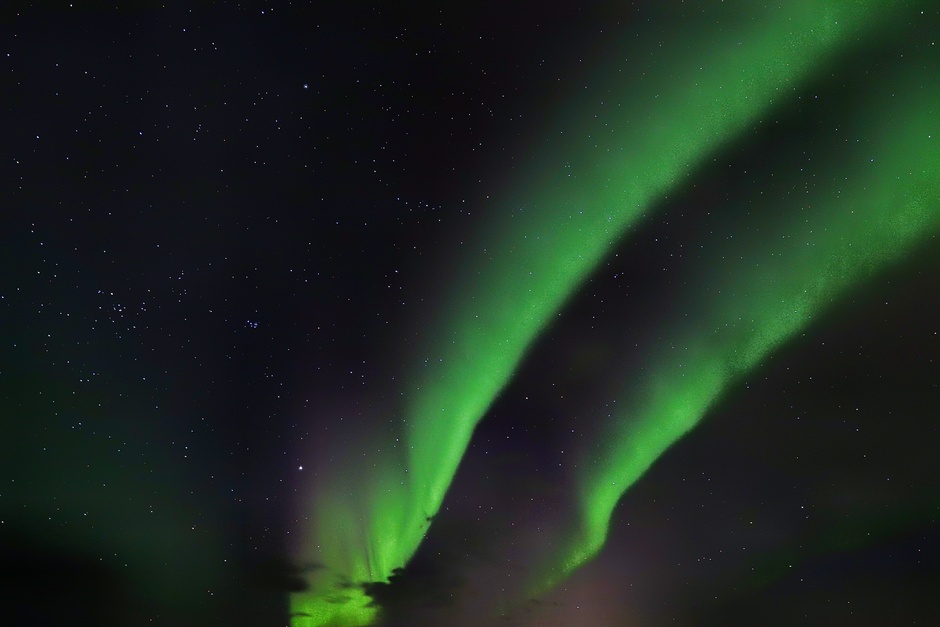 Weer een pracht Noorderlicht hier vannacht in IJsland