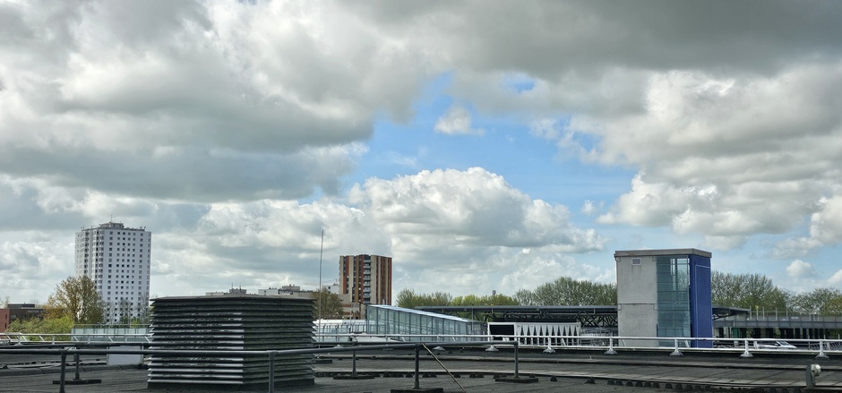 Prachtige wolken boven Leeuwarden 
