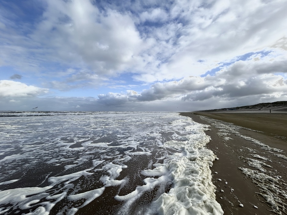 Het strand van Noordwijk aan Zee.