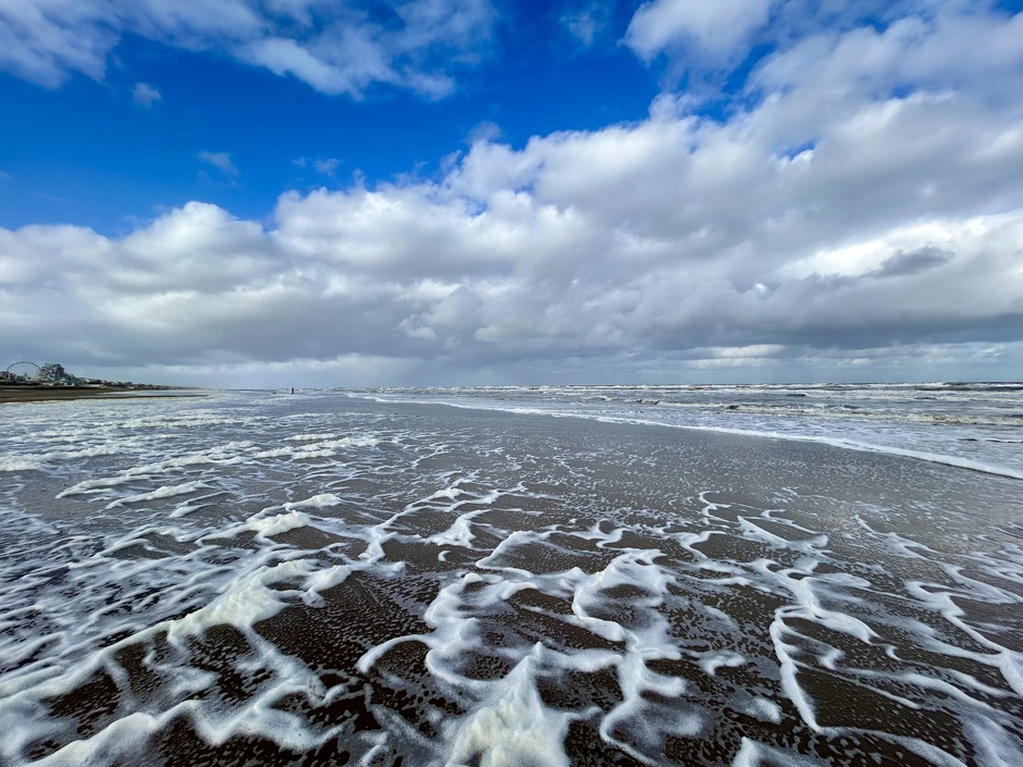Het strand van Noordwijk aan Zee.