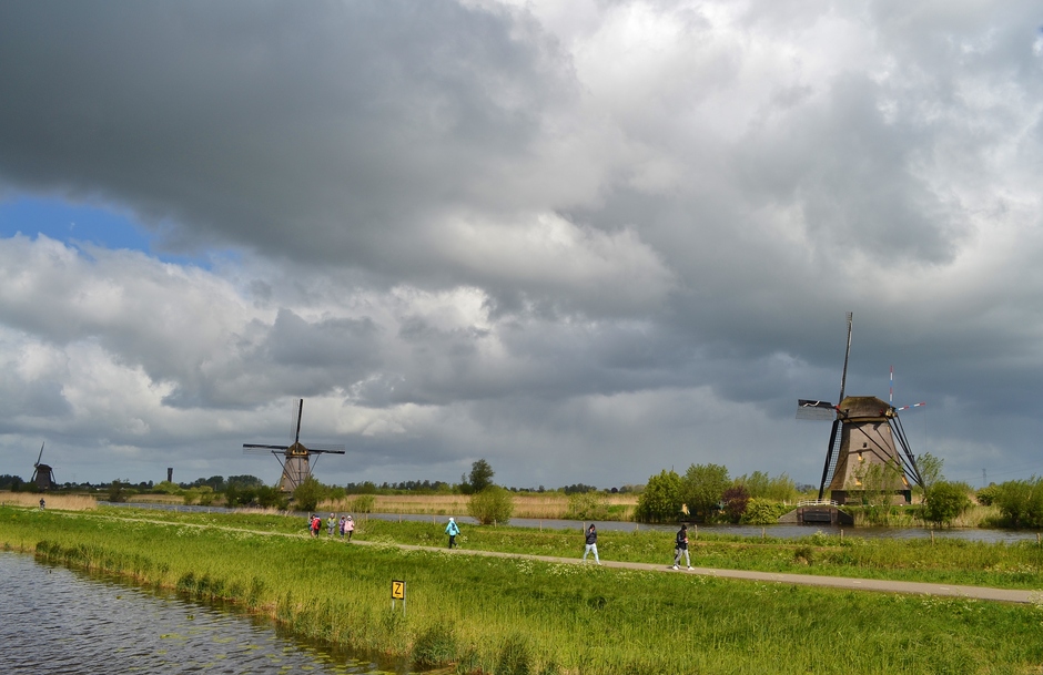 Weerfoto's 24-4-2024 Kinderdijk.
