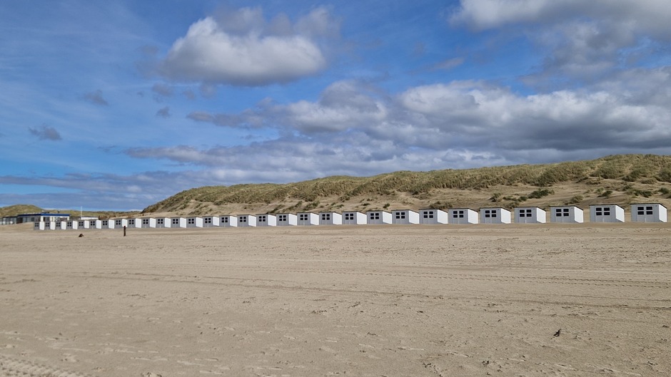 Strandhuisjes op Texel 
