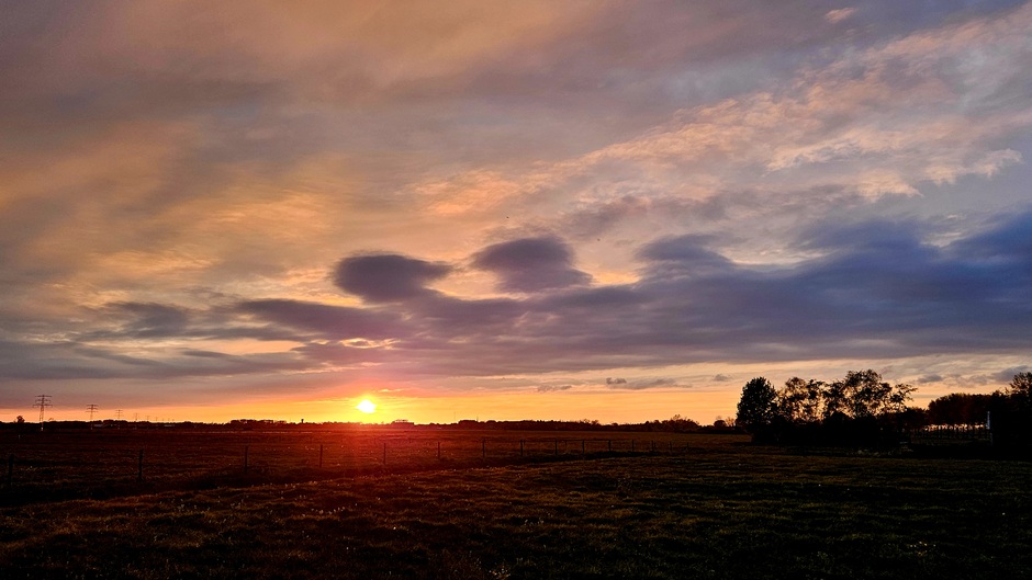 Kelvin Helmholtz zonsondergang!
